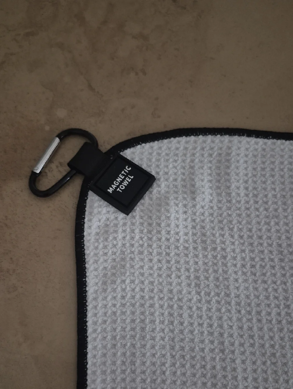 STK White Logo Bar/Sports Magnetic Towel